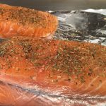 Easy Weeknight Dinner: Roasted Salmon With Zucchini Noodles