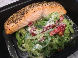 Salmon & Zucchini Noodles