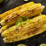 Grilled Corn with Cilantro Lime Butter