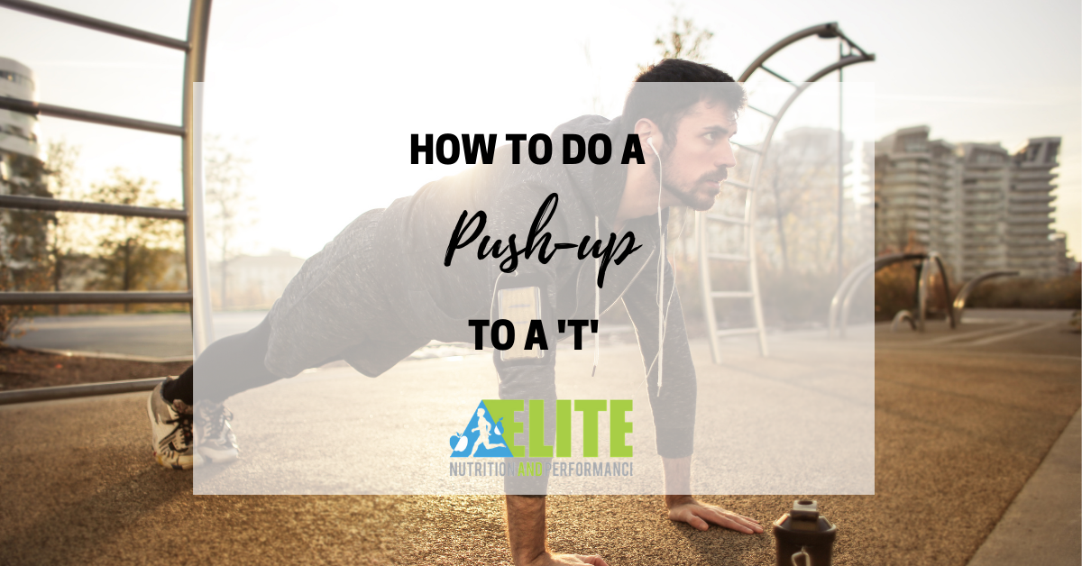 Kristen Ziesmer, Sports Dietitian - How to do a Push-up to a T