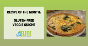 Kristen Ziesmer, Sports Dietitian - Recipe of the Month, Gluten-Free Veggie Quiche