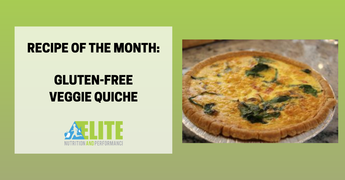 Recipe of the Month: Gluten-Free Veggie Quiche