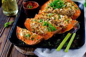 Kristen Ziesmer, Sports Dietitian - gluten free quinoa stuffed pumpkin