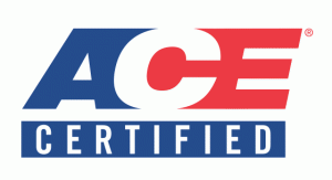 ACE certified personal trainer