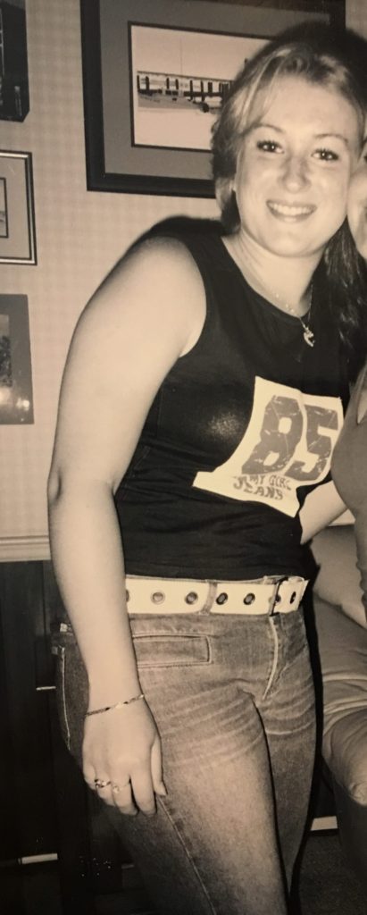 Kristen at 155 lbs